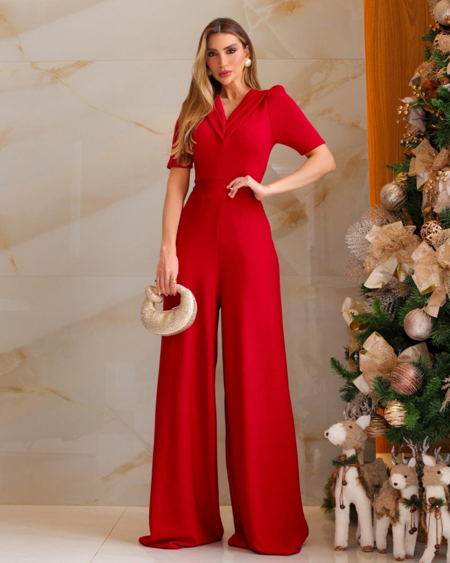 Jumpsuit Rojo